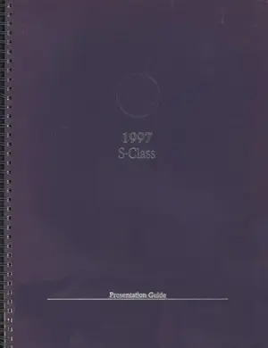 THE S-CLASS PRESENTATION GUIDE
